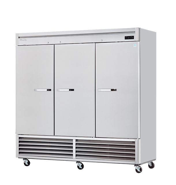  Blue Air BSF72-HC 3 Solid Doors Stainless Freezer 
