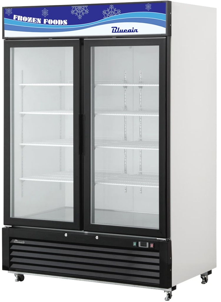  Blue Air BKGF49-HC Glass Door Merchandiser Freezer 