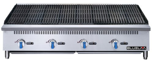  Blue Air BLCB48 Stainless Steel Design Countertop Gas Charbroiler 
