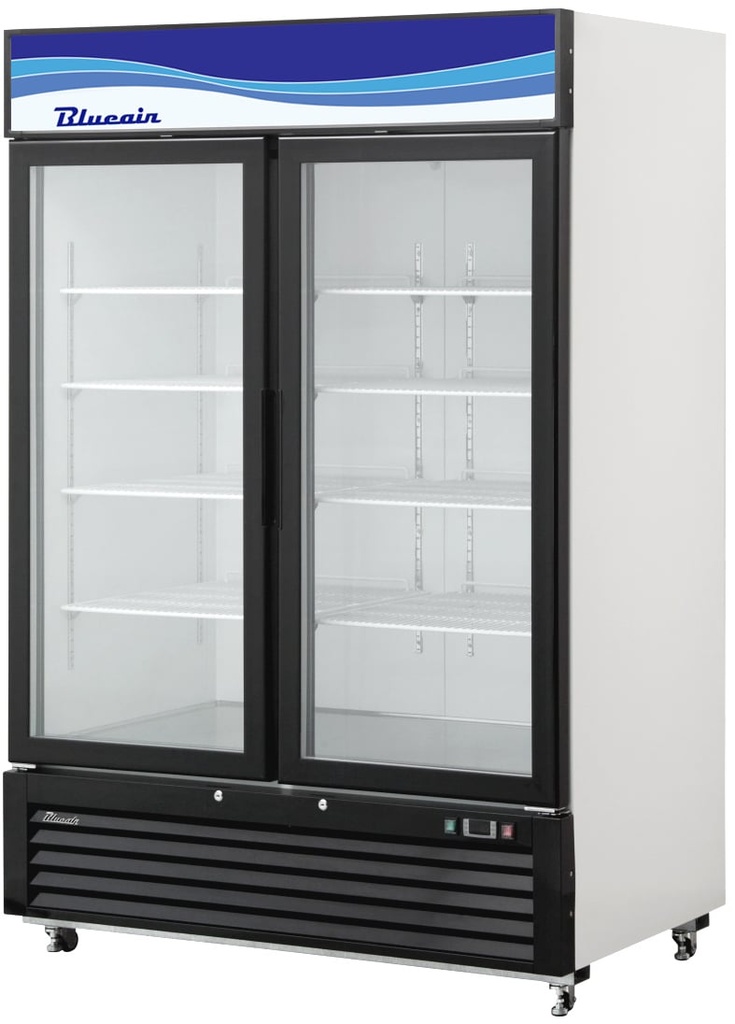  Blue Air BKGM49-HC Glass Door Merchandiser Refrigerator 
