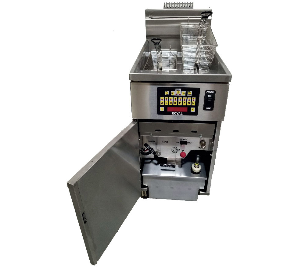 45 lb. High Efficiency Fryer With Built-In Filter
 RHEF Series 