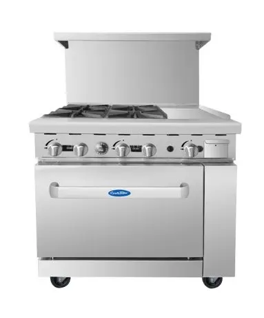 Cookrite 4 Burner 12" Griddle ATO-12G4B