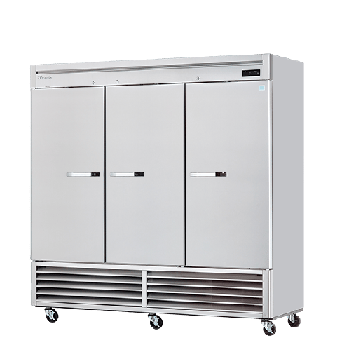  Blue Air BSF72-HC 3 Solid Doors Stainless Freezer 