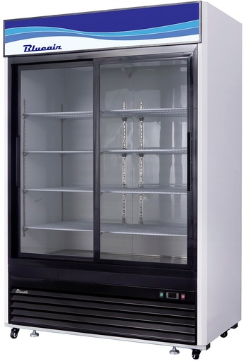  Blue Air BKGM48SL-HC Glass Door Merchandiser Refrigerator 