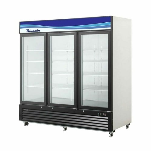  Blue Air BKGM72-HC Glass Door Merchandiser Refrigerator 